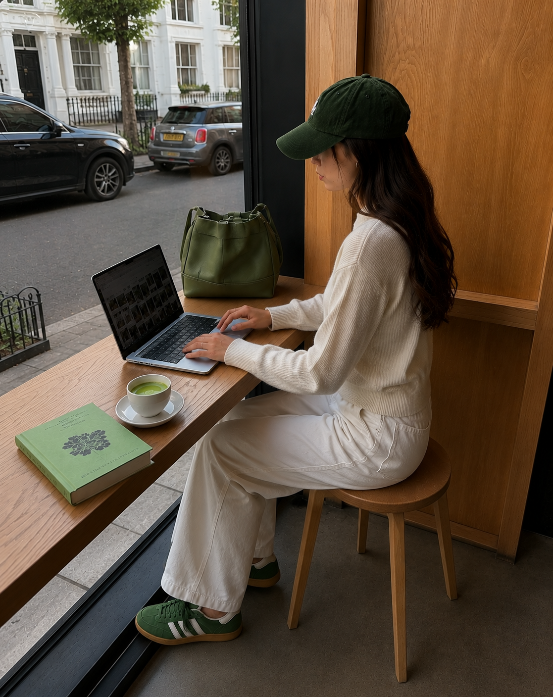 woman sitting tall at desk, shoulders back, head aligned